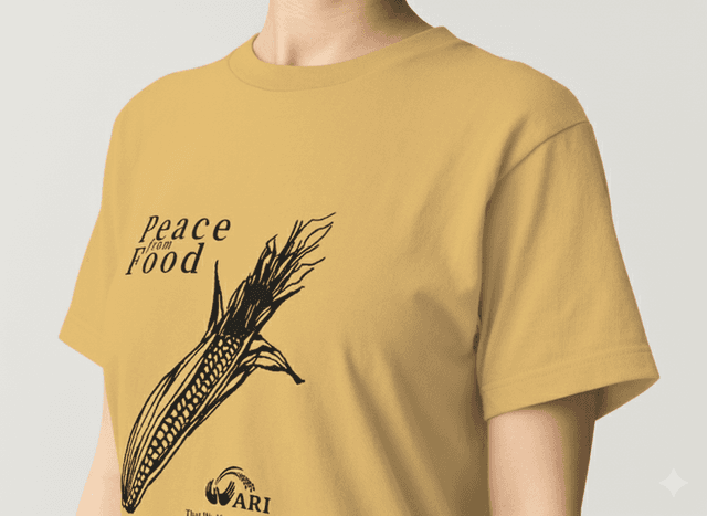 Peace from Food T-shirt design