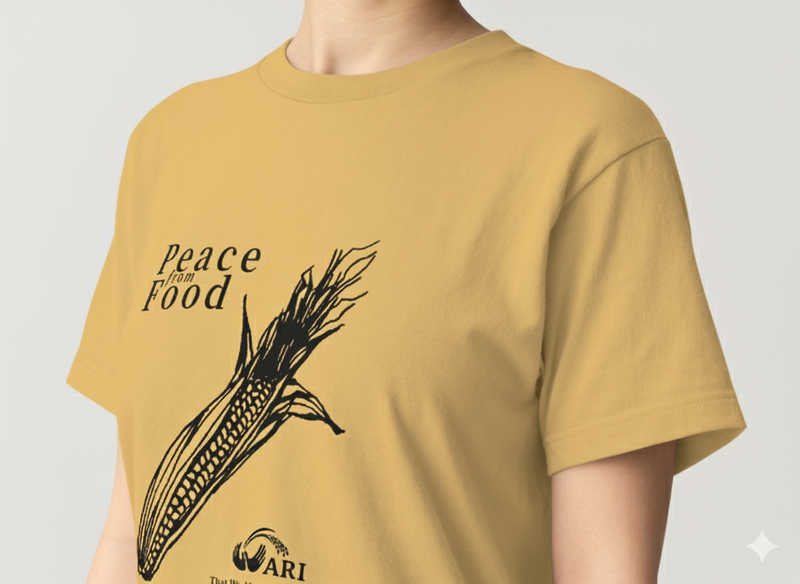 Peace from Food Tシャツデザイン