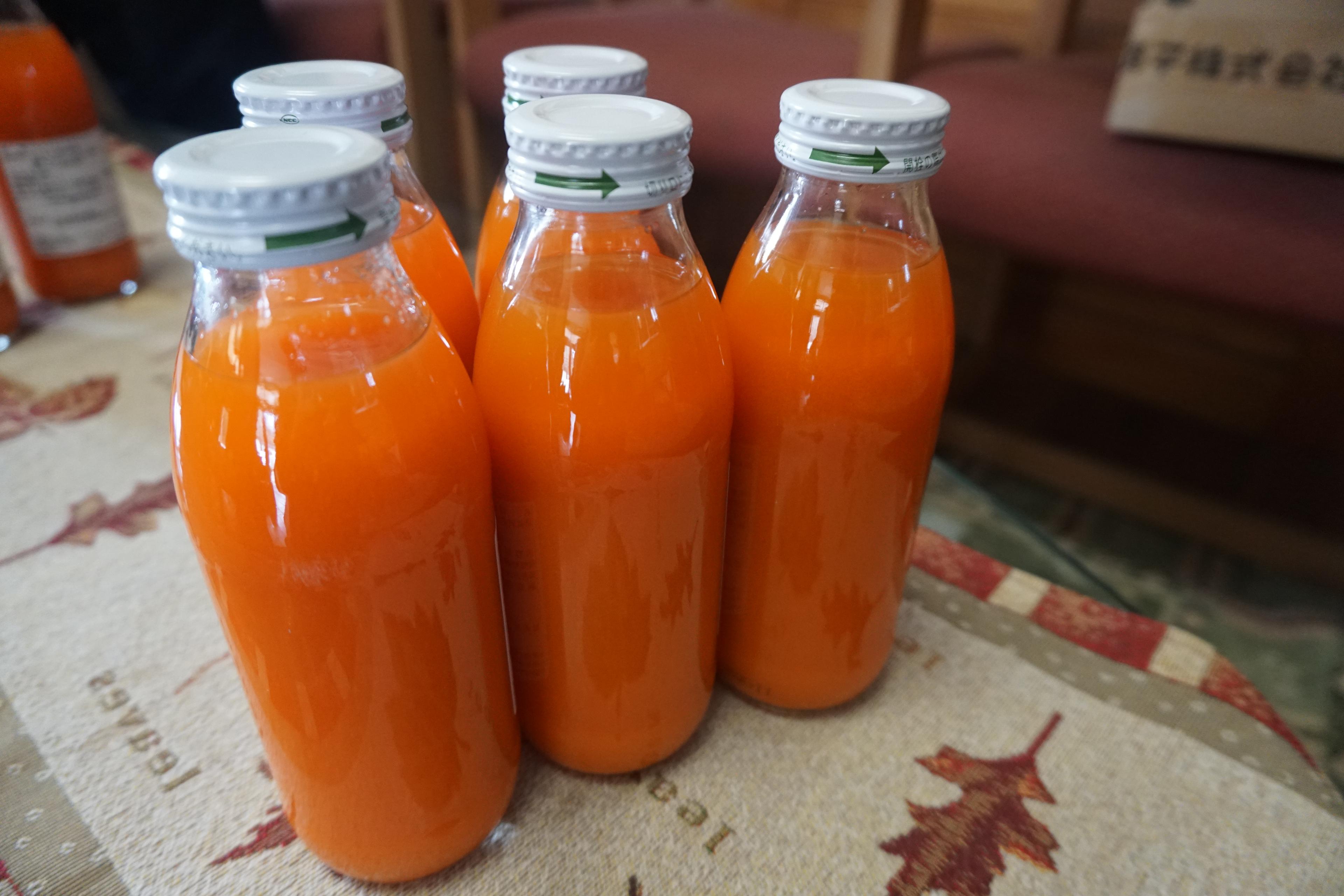 にんじんジュース・ご自宅用ラベルなし (40本入)